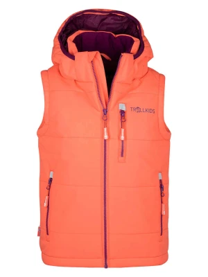Trollkids Kamizelka funkcyjna "Narvik XT" w kolorze pomarańczowym rozmiar: 128