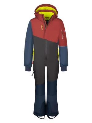 Trollkids Kombinezon zimowy "Hallingdal" w kolorze brązowoczerwono-czarnym rozmiar: 98