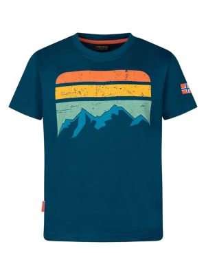 Trollkids Koszulka "Falketind T" w kolorze granatowym rozmiar: 164