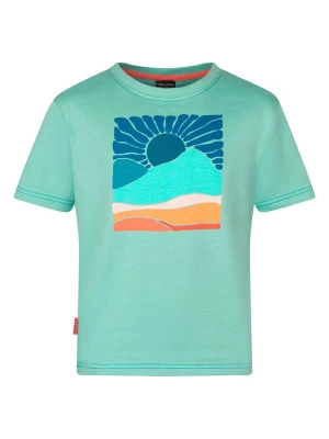 Trollkids Koszulka "Falketind T" w kolorze turkusowym rozmiar: 140