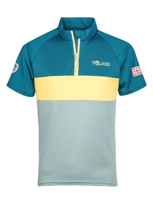 Trollkids Koszulka funkcyjna "Trondheim" w kolorze niebieskim rozmiar: 152