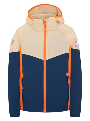 Trollkids Kurtka funkcyjna "Sira" w kolorze granatowo-beżowym rozmiar: 140