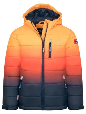 Trollkids Kurtka narciarska "Hemsedal" w kolorze czarno-pomarańczowym rozmiar: 152