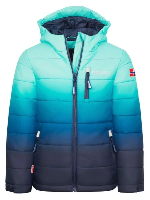 Trollkids Kurtka narciarska "Hemsedal" w kolorze turkusowo-granatowym rozmiar: 116