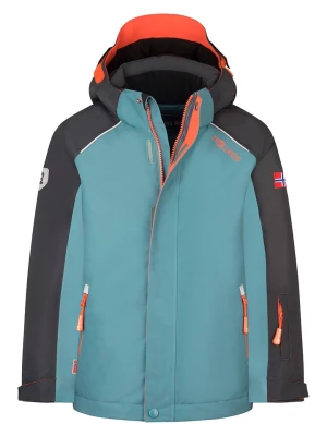 Trollkids Kurtka narciarska "Holmenkollen" w kolorze turkusowym rozmiar: 104