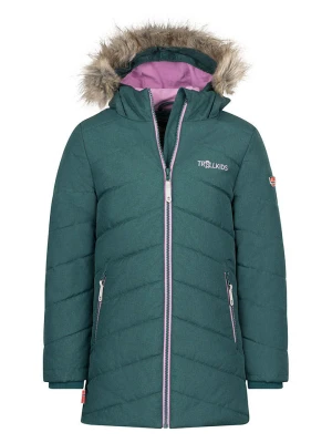 Trollkids Kurtka narciarska "Lifjell" w kolorze morskim rozmiar: 116