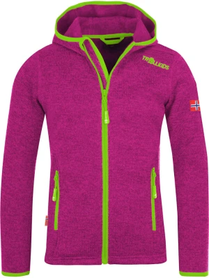 Trollkids Kurtka polarowa "Jondalen XT" w kolorze różowym rozmiar: 104