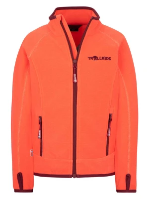Trollkids Kurtka polarowa "Noresund" w kolorze pomarańczowym rozmiar: 164