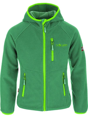 Trollkids Kurtka polarowa ''Stavanger'' w kolorze zielono-jasnozielonym rozmiar: 164