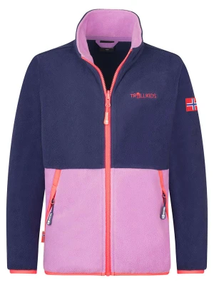Trollkids Kurtka polarowa "Storfjord" w kolorze fioletowym rozmiar: 104