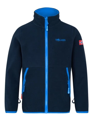 Trollkids Kurtka polarowa "Storfjord" w kolorze granatowym rozmiar: 104
