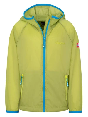 Trollkids Kurtka przeciwwiatrowa "Fjell" w kolorze zielonym rozmiar: 152