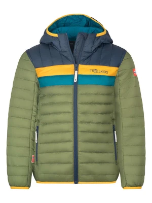 Trollkids Kurtka przejściowa "Eikefjord" w kolorze khaki rozmiar: 128