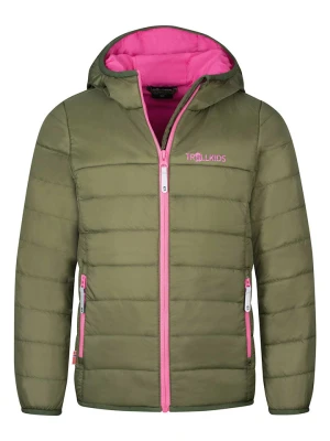 Trollkids Kurtka przejściowa "Eikefjord" w kolorze khaki rozmiar: 176