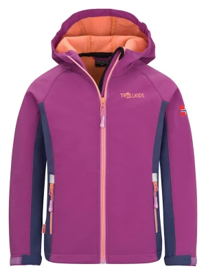 Trollkids Kurtka softshellowa "Kristiansand" w kolorze fioletowym rozmiar: 176