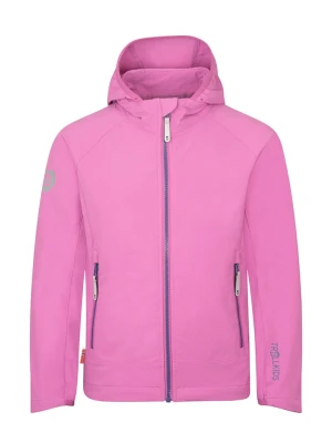 Trollkids Kurtka softshellowa "Kvalvika" w kolorze różowym rozmiar: 140