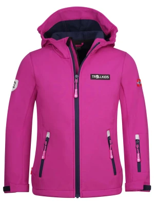 Trollkids Kurtka softshellowa "Oslofjord" w kolorze różowym rozmiar: 104