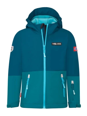 Trollkids Kurtka softshellowa "Skjorta" w kolorze niebiesko-błękitnym rozmiar: 176