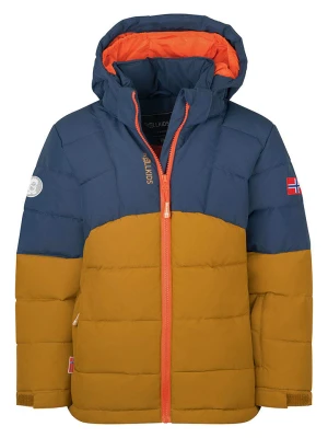 Trollkids Kurtka zimowa "Gryllefjord" w kolorze granatowo-jasnobrązowym rozmiar: 104