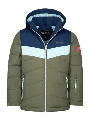 Trollkids Kurtka zimowa "Gryllefjord" w kolorze khaki rozmiar: 140