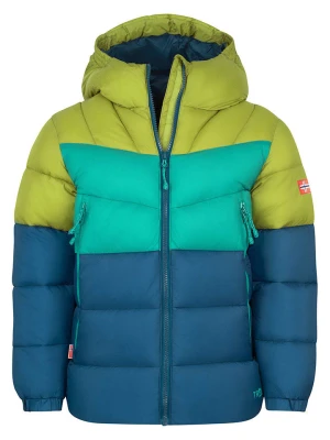 Trollkids Kurtka zimowa "Kirkenes" w kolorze niebiesko-zielonym rozmiar: 116