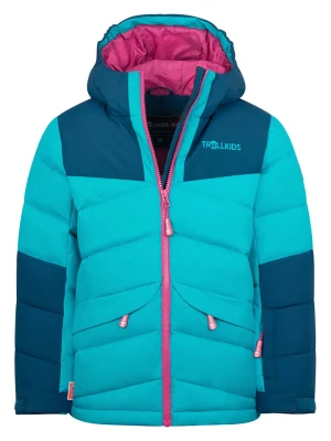 Trollkids Kurtka zimowa "Narvik" w kolorze turkusowym rozmiar: 92