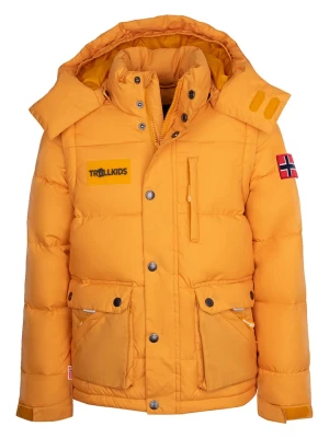 Trollkids Kurtka zimowa Zipp-Off "Holmdalen XT" w kolorze żółtym rozmiar: 164