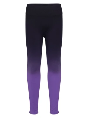 Trollkids Legginsy sportowe "Senja" w kolorze fioletowym rozmiar: 104