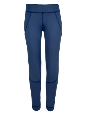 Trollkids Legginsy termiczne "Rondane" w kolorze granatowym rozmiar: 140