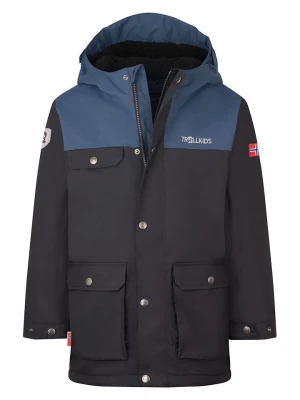 Trollkids Parka "Gudvangen" w kolorze czarnym rozmiar: 110