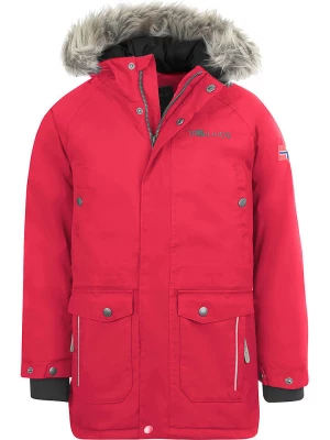 Trollkids Parka "Nordkapp" w kolorze czerwonym rozmiar: 98