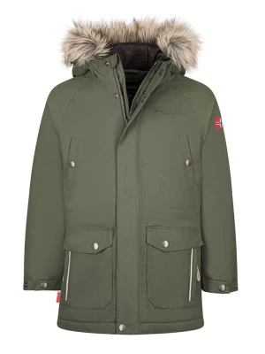 Trollkids Parka "Nordkapp" w kolorze khaki rozmiar: 104