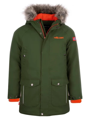 Trollkids Parka "Nordkapp" w kolorze khaki rozmiar: 98