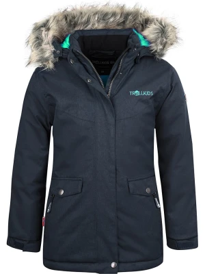 Trollkids Parka "Oslo XT" w kolorze antracytowo-miętowym rozmiar: 116