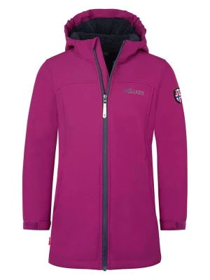 Trollkids Płaszcz softshellowy "Kristiansand" w kolorze różowym rozmiar: 140