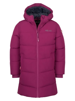 Trollkids Płaszcz zimowy "Aurland XT" w kolorze jagodowym rozmiar: 164