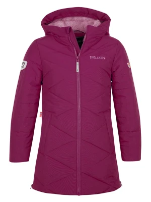 Trollkids Płaszcz zimowy "Bergen" w kolorze fioletowym rozmiar: 116