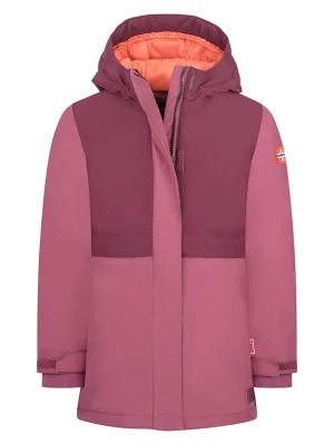 Trollkids Płaszcz zimowy "Hovden" w kolorze bordowym rozmiar: 128