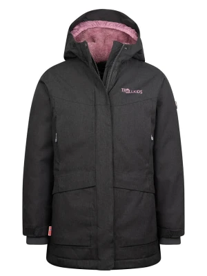 Trollkids Płaszcz zimowy "Oslo" w kolorze czarnym rozmiar: 92