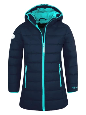 Trollkids Płaszcz zimowy "Stavanger" w kolorze granatowym rozmiar: 164