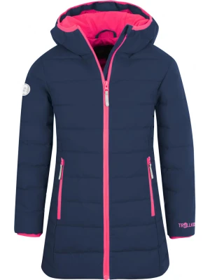 Trollkids Płaszcz zimowy "Stavanger" w kolorze granatowym rozmiar: 140