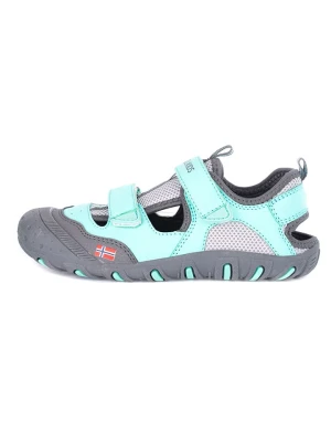 Trollkids Półsandały "Lillesand" w kolorze miętowym rozmiar: 33