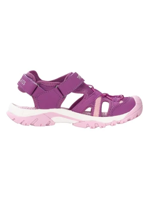 Trollkids Półsandały "Stavanger" w kolorze fioletowo-jasnoróżowym rozmiar: 31