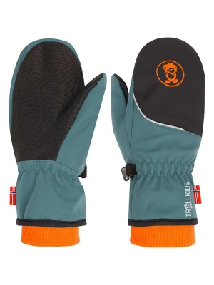 Trollkids Rękawiczki funkcyjne "Trolltunga" w kolorze morskim rozmiar: 3