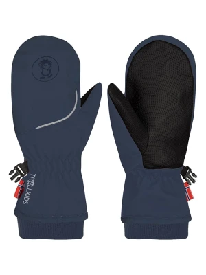 Trollkids Rękawiczki softshellowe "Trolltunga" w kolorze granatowym rozmiar: 3