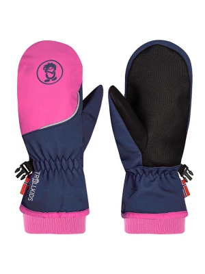 Trollkids Rękawiczki softshellowe "Trolltunga" w kolorze różowym rozmiar: 3