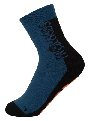 Trollkids Skarpety antypoślizgowe "Kids" w kolorze granatowym rozmiar: 31-34