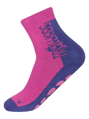 Trollkids Skarpety antypoślizgowe "Kids" w kolorze różowym rozmiar: 35-38