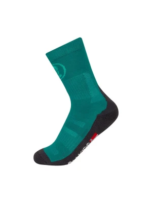 Trollkids Skarpety trekkingowe w kolorze zielono-czarnym rozmiar: 23-26