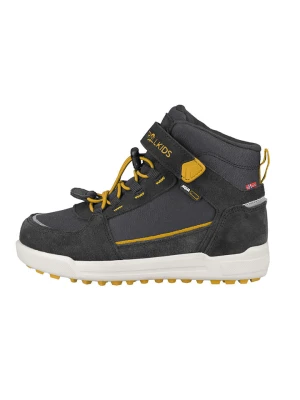 Trollkids Skórzane botki turystyczne "Gryllefjord Mid Cut" w kolorze antracytowym rozmiar: 30